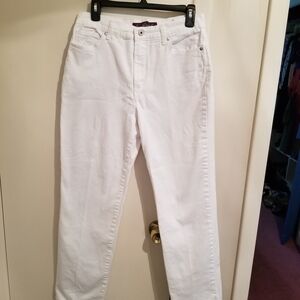 Sz 10 Jeans White Gloria Vanderbilt